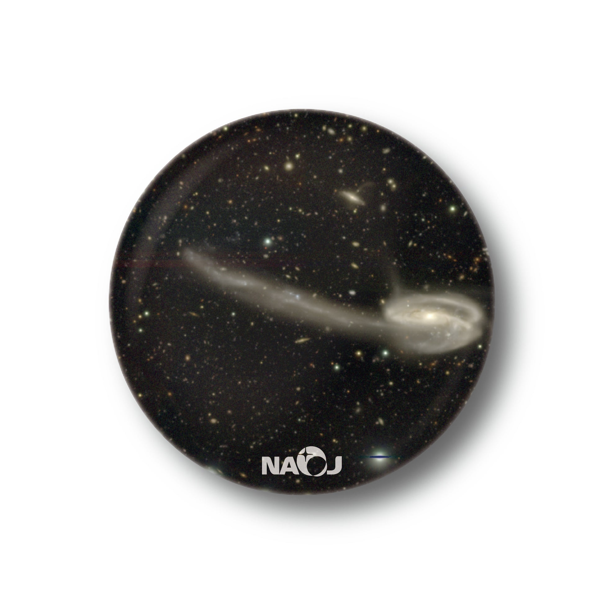 国立天文台  すばる望遠鏡HSCで見る宇宙  マグネット [小] おたまじゃくし銀河 (UGC10214) 01