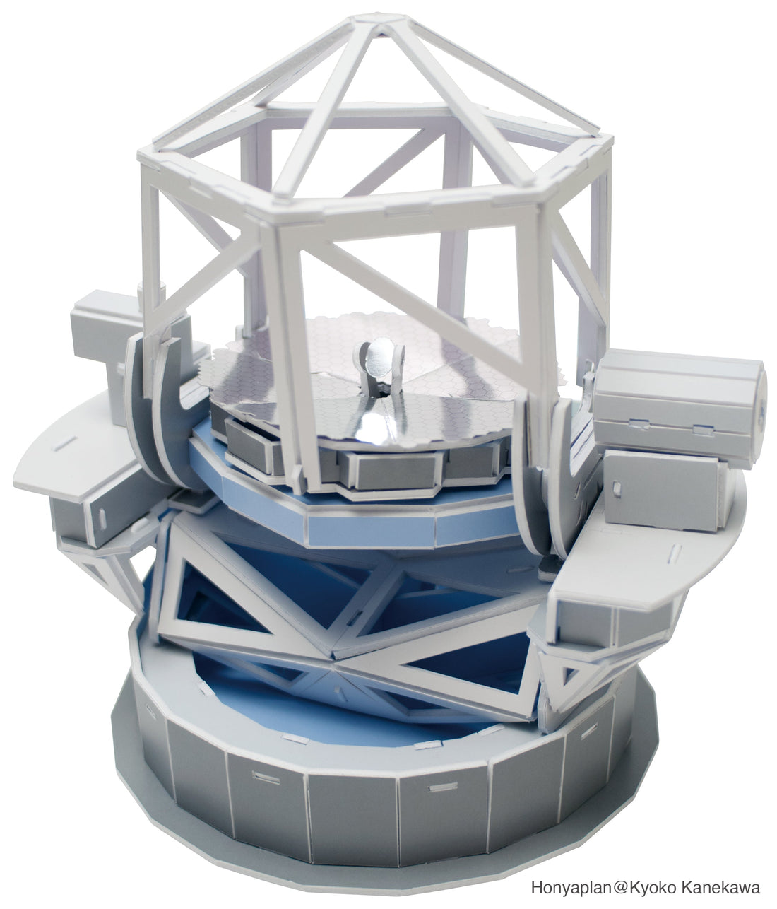 TMT次世代望遠鏡1/250スケールモデル（ペーパークラフト）