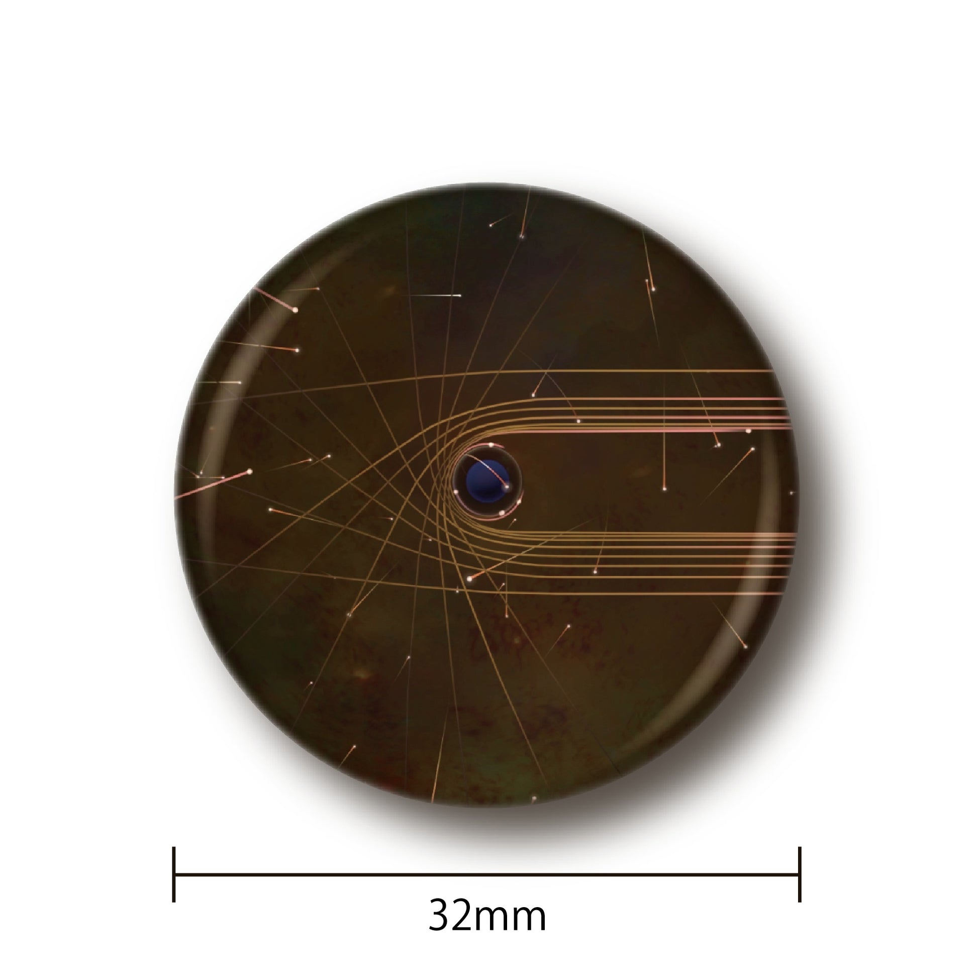 M87中心 ブラックホール  マグネット [小] ブラックホールシャドウ概念図A 01