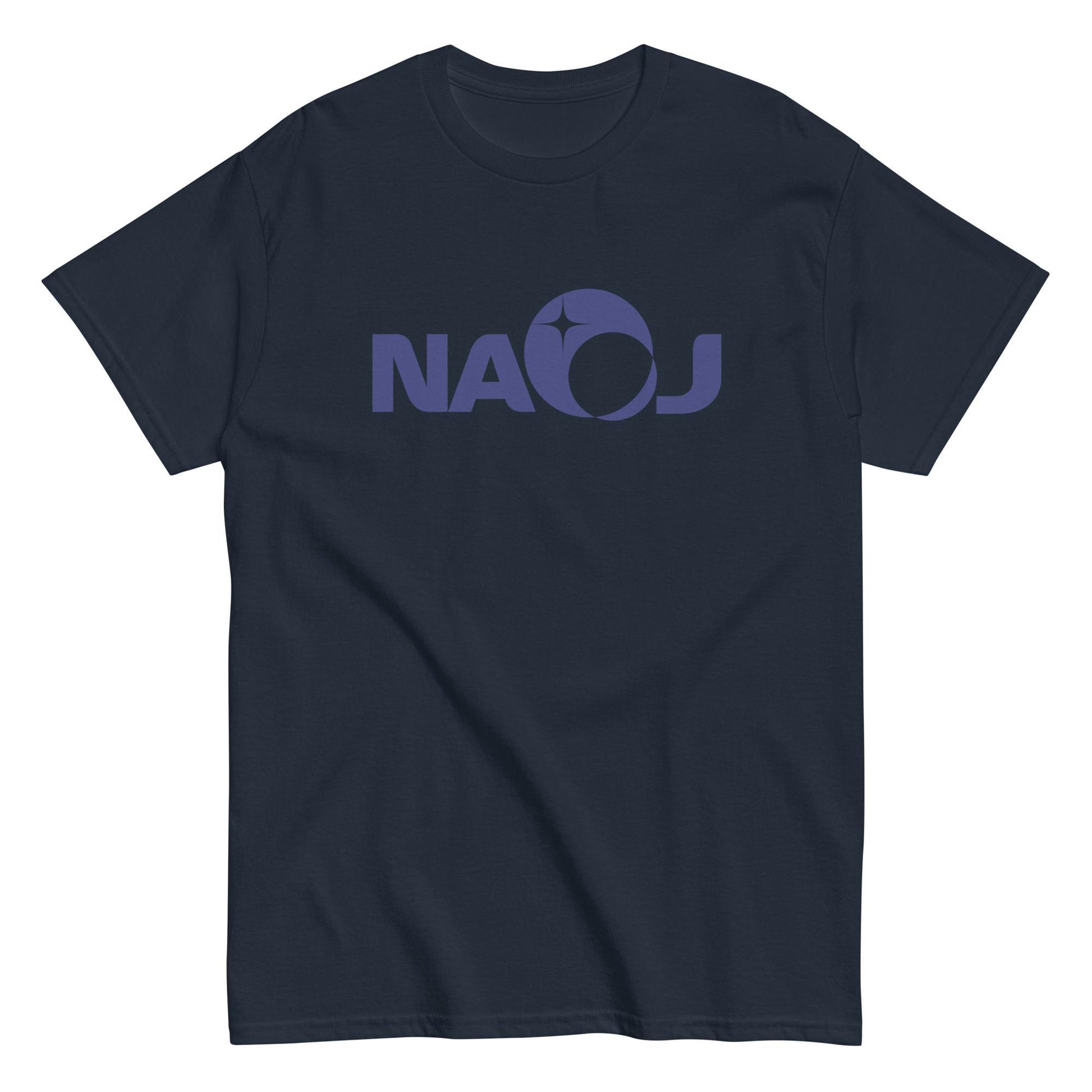 国立天文台 NAOJ ロゴマーク ヘビーウェイト Tシャツ ネイビー x ネイビー S 00