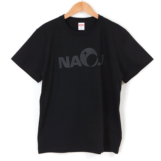 国立天文台 NAOJ ロゴマーク リフレクタ Tシャツ ブラック S 00