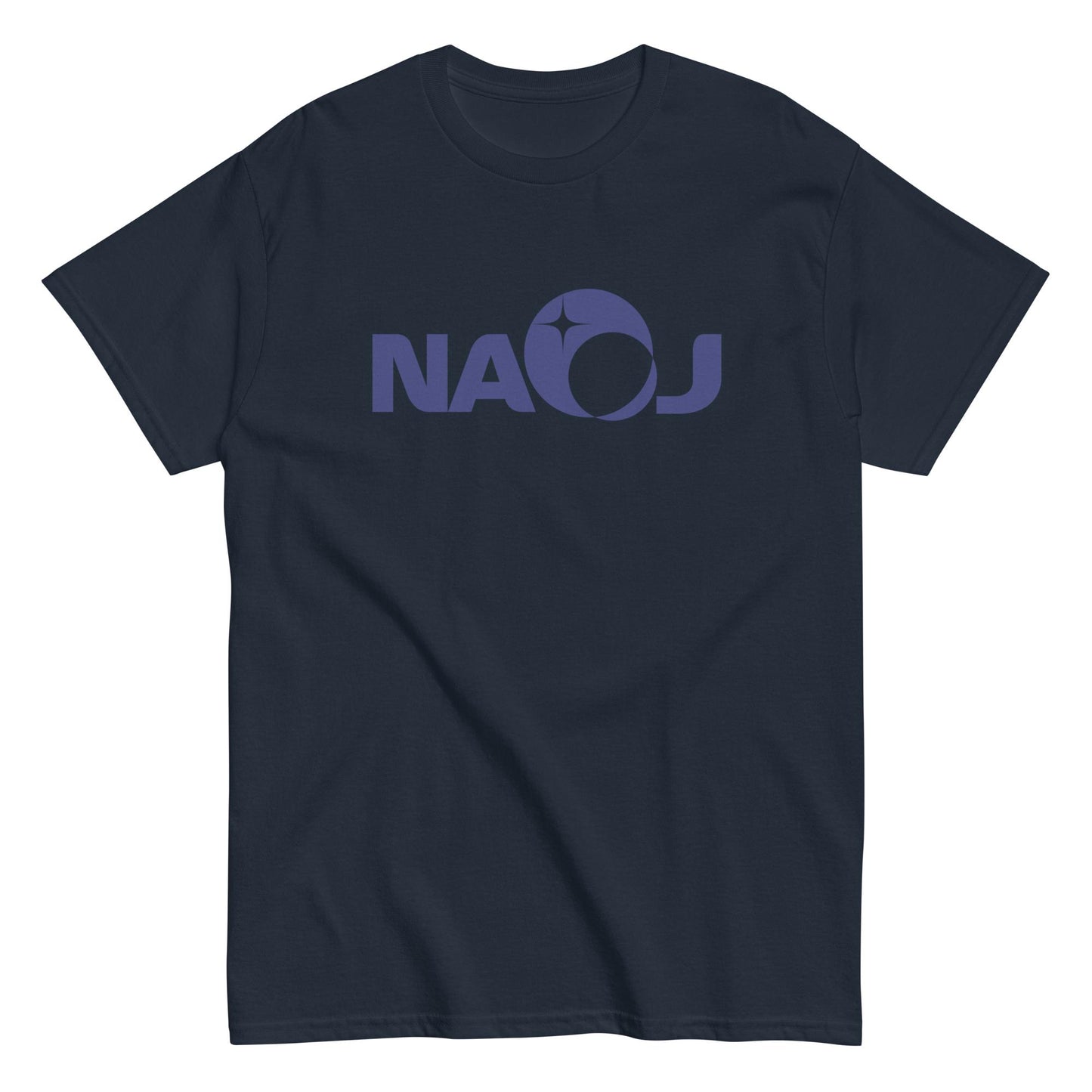 国立天文台 NAOJ ロゴマーク ヘビーウェイト Tシャツ ネイビー x ネイビー XL 00