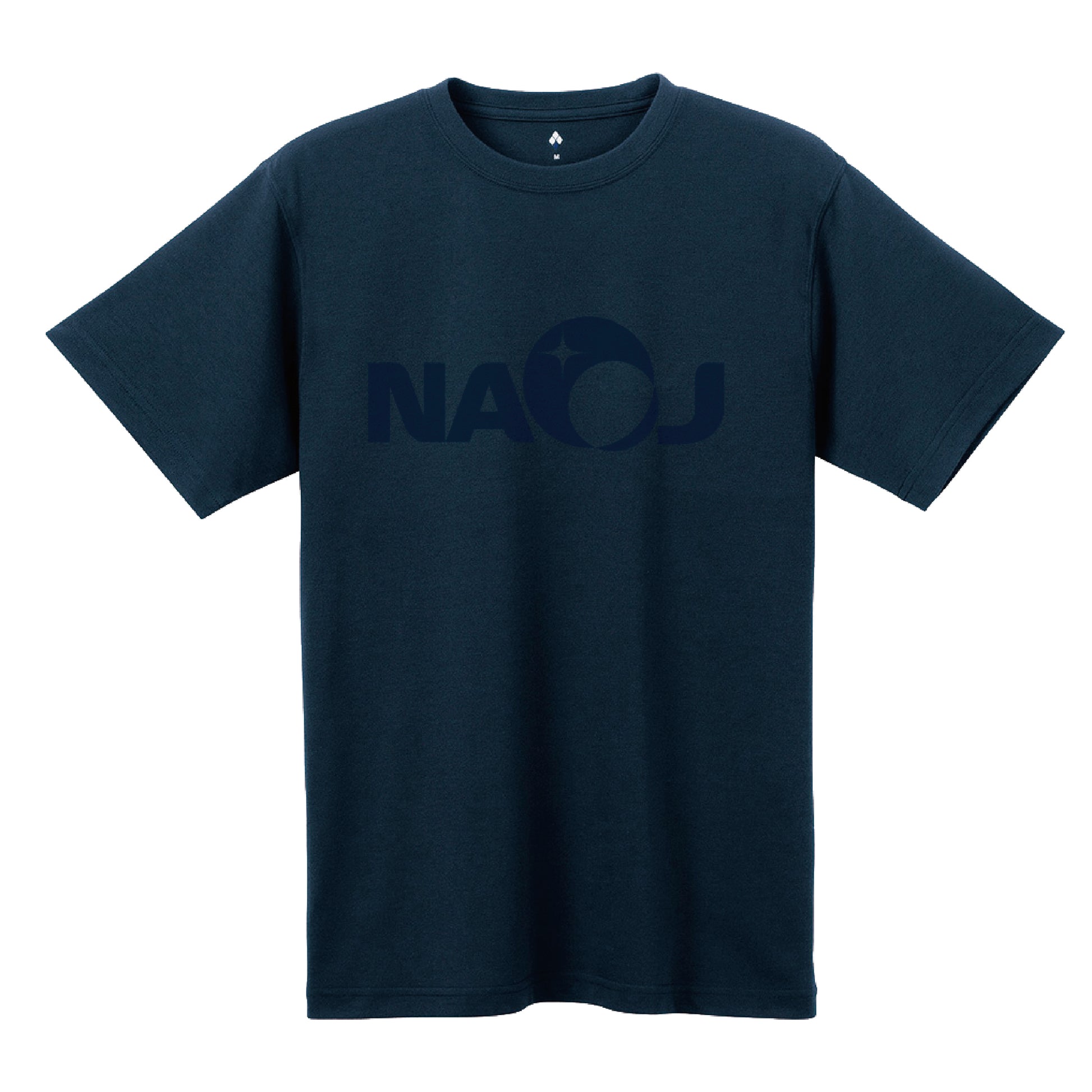 国立天文台 NAOJ ロゴマーク WIC. Tシャツ ネイビー x ネイビー S 00