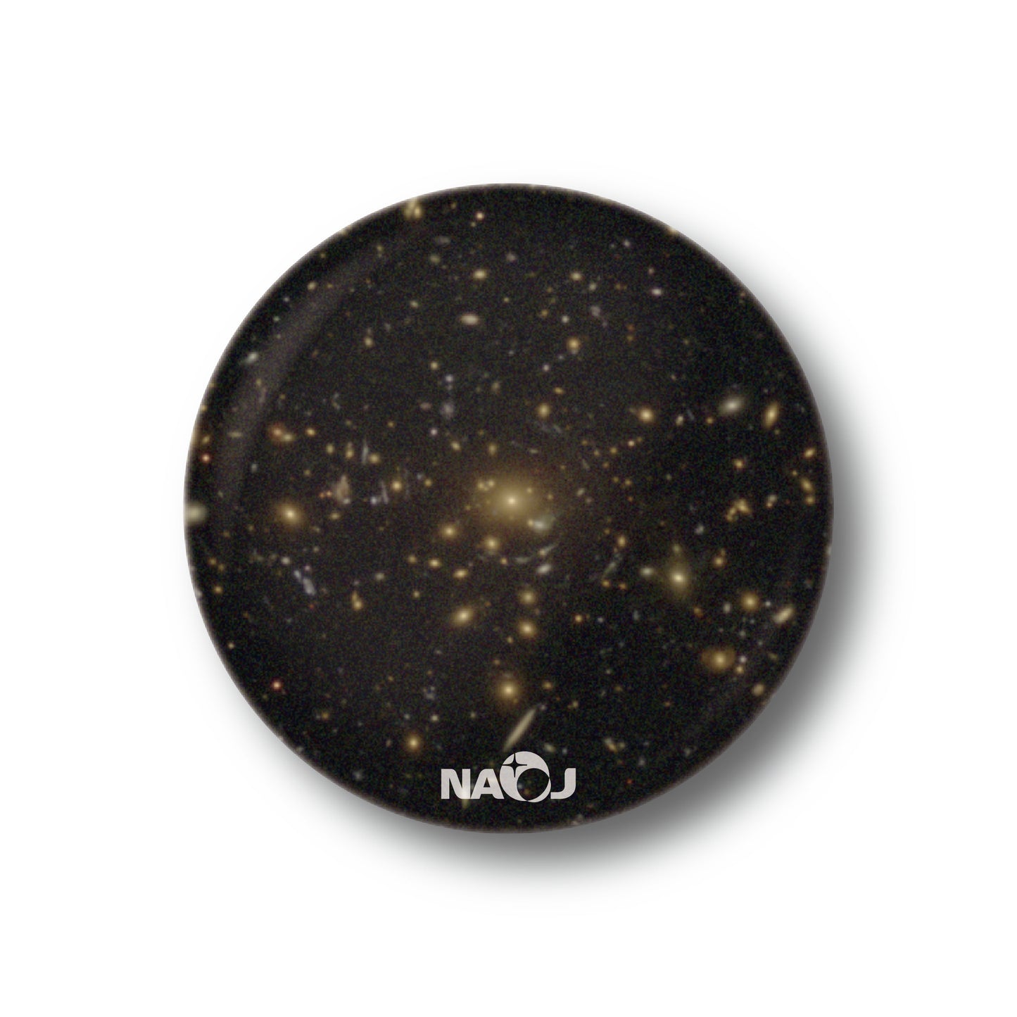 国立天文台  すばる望遠鏡HSCで見る宇宙  マグネット [小] 重力レンズ NVSSJ142016+005718 01