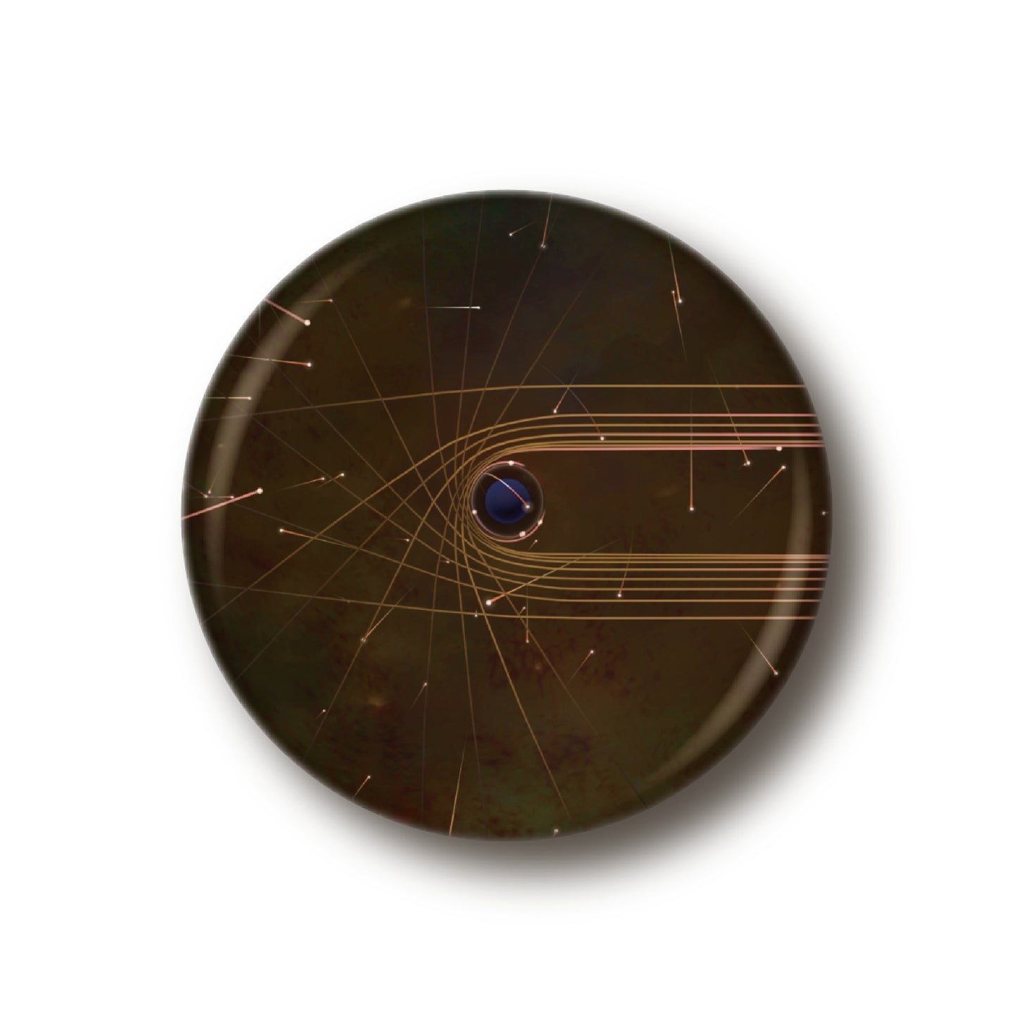 M87中心 ブラックホール  マグネット [小] ブラックホールシャドウ概念図A 00