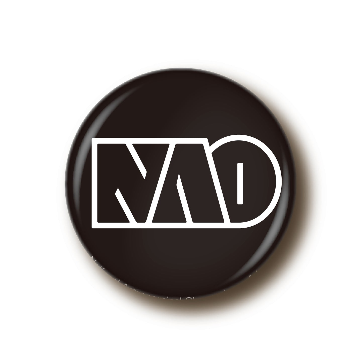 国立天文台  ロゴマーク  缶バッジ [小] NAOロゴ ブラック 01