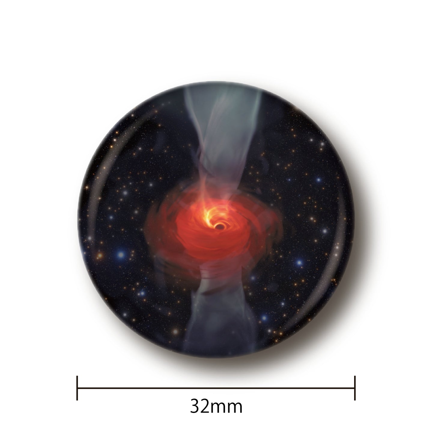 M87中心 ブラックホール  マグネット [小] M87中心ブラックホール周辺イメージ図 01