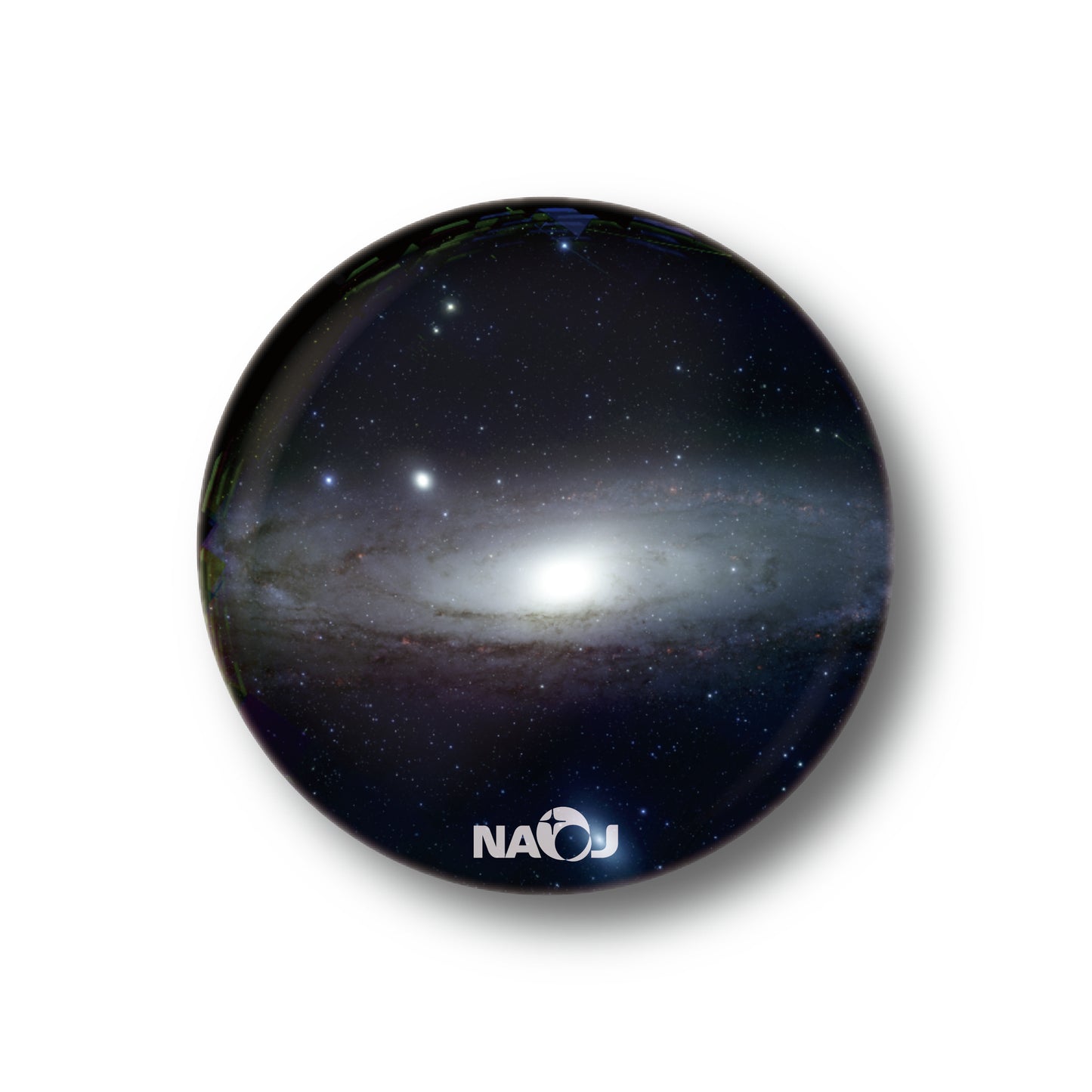 国立天文台  すばる望遠鏡HSCで見る宇宙  缶バッジ [小] アンドロメダ銀河 (M31) 01
